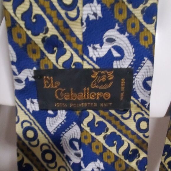 El Caballero Dragon Patterned Tie - Picture 4 of 4